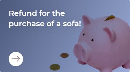 Refund for the purchase of a sofa